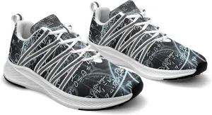 Pitovozu Black Math Calculus Equations Sneaker Women Athletic Shoes Personalited Running Shoes Comfortable Sports Sneaker