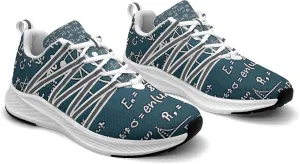Pitovozu Math Equations Physics Science Sneaker Women Athletic Shoes Personalited Running Shoes Comfortable Sports Sneaker