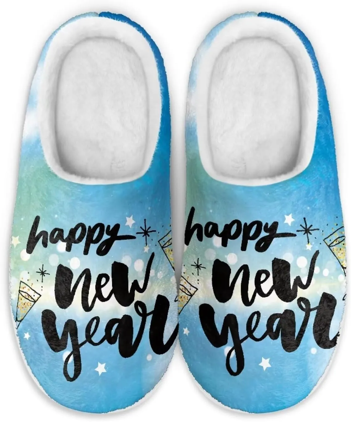 Plush Slipper for Women Warm Soft Flannel Fuzzy House Cotton Slipper Winter Non-Slip for Outdoor Slipper Ladies US 3-13