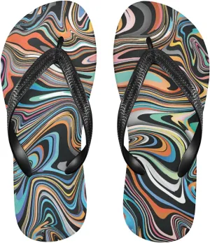 Poeticcity Flip Sandal Men Women Flip Flops for Hotel Spa Home Slippers Bedroom Travel S-XXL