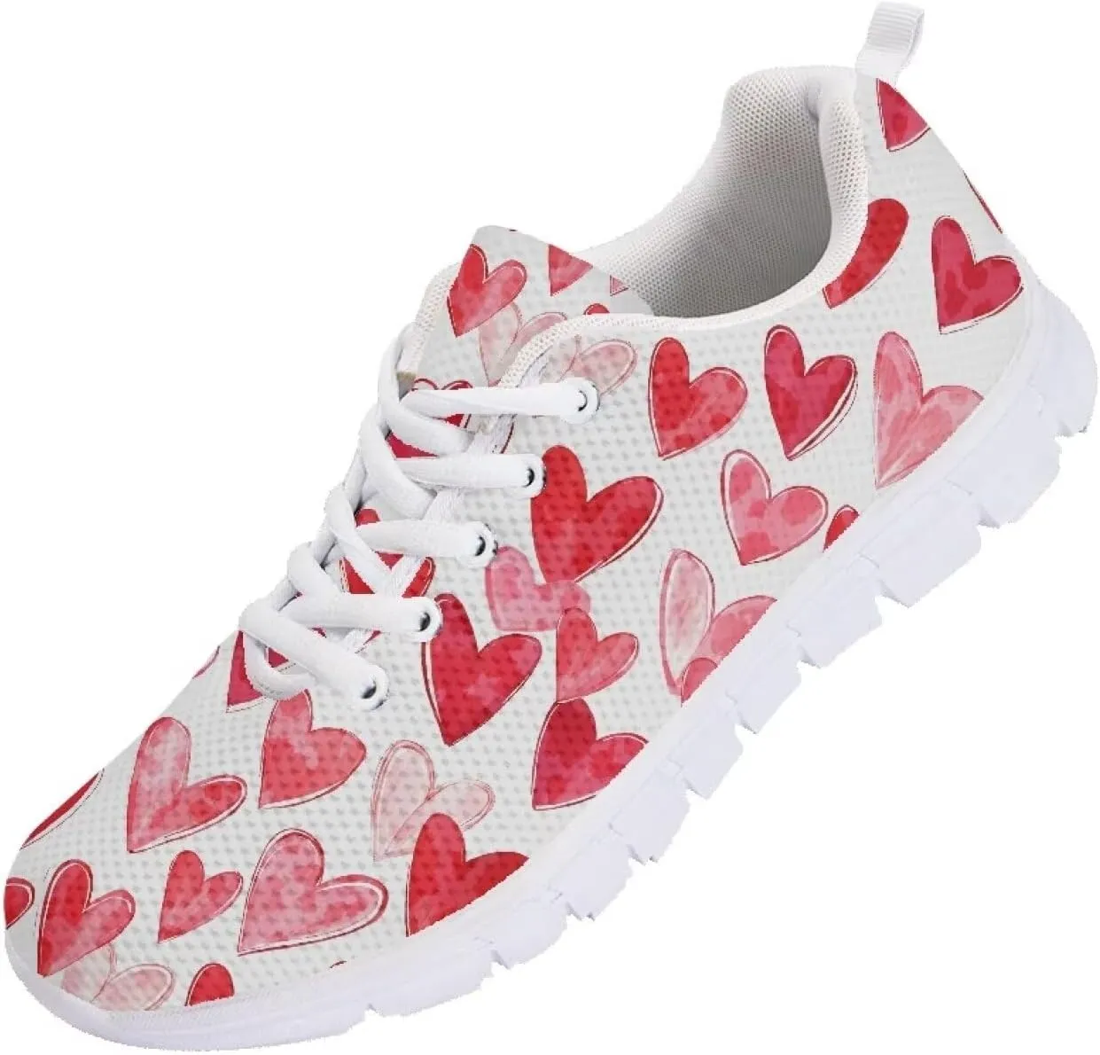 POLERO Lightweight Sneakers Shoes for Women Casual Breathable Mesh Running Training Shoes Ladies Simple Colorful Pandas