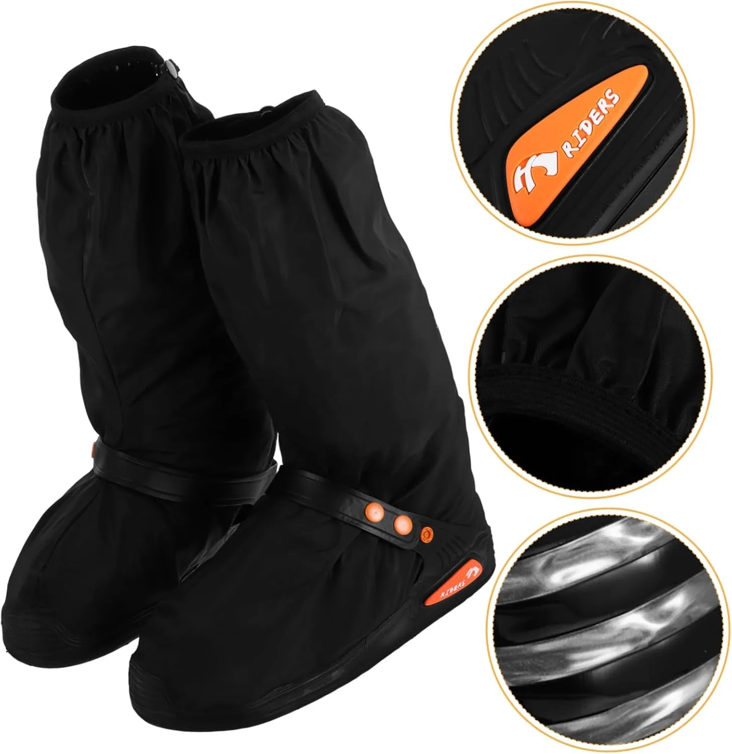 POPETPOP Rainproof Shoe Cover Cycling Shoe Covers Cold Weather Motorcycle Shoe Protector Covers for Running Shoes