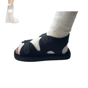 Post Op Shoe for Broken Foot,Medical open-toe plaster shoes,Recovery Shoe,Lightweight Medical Walking Boot for Left or Right （Small）