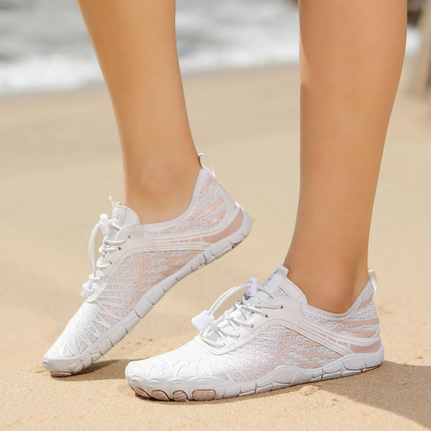Pro Barefoot Shoes, Quick-Drying, Non-Slip One-Leg Grounding Shoes, Suitable for Hiking, Fitness, Running, Cycling, Swimming and Diving