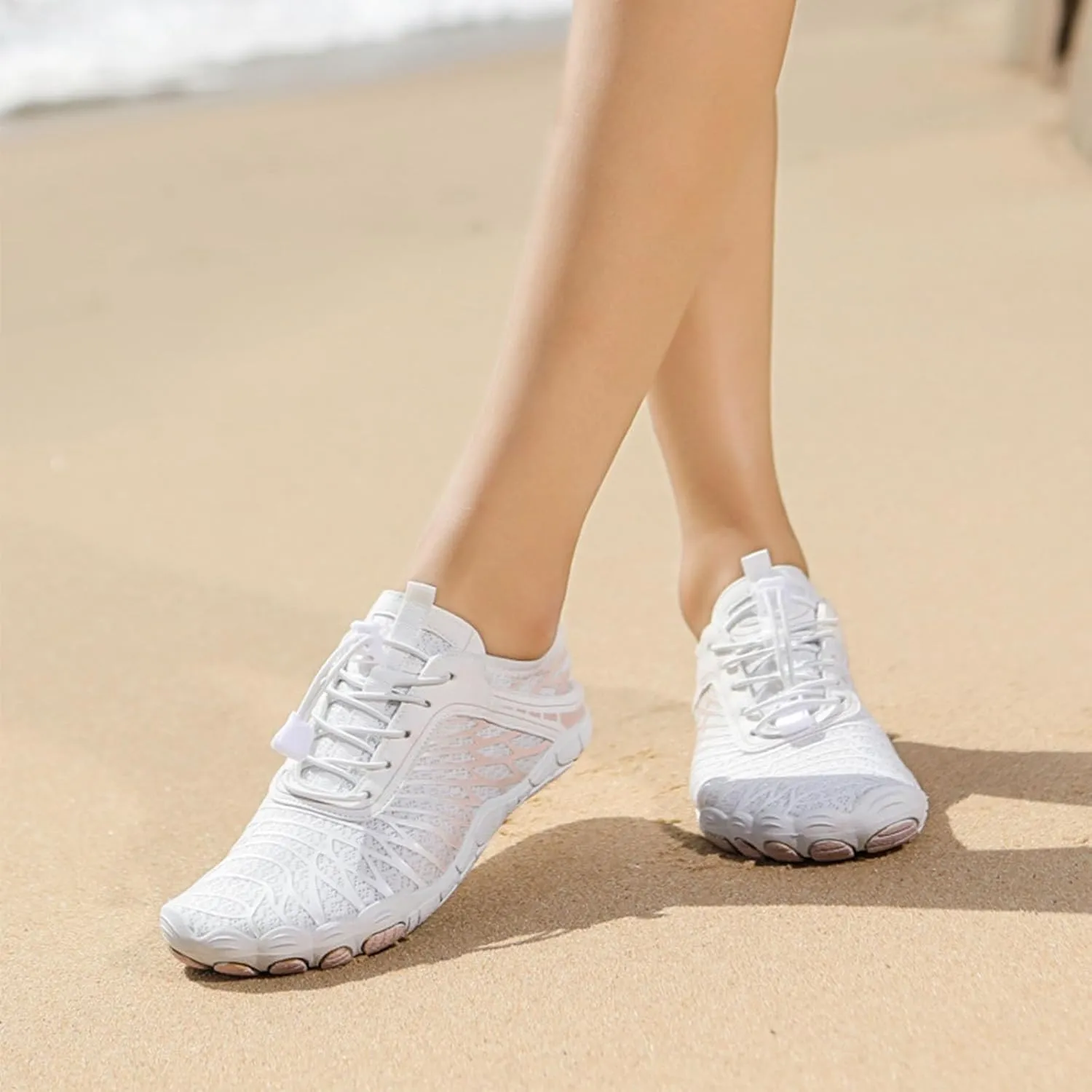 Pro Barefoot Shoes, Quick-Drying, Non-Slip One-Leg Grounding Shoes, Suitable for Hiking, Fitness, Running, Cycling, Swimming and Diving