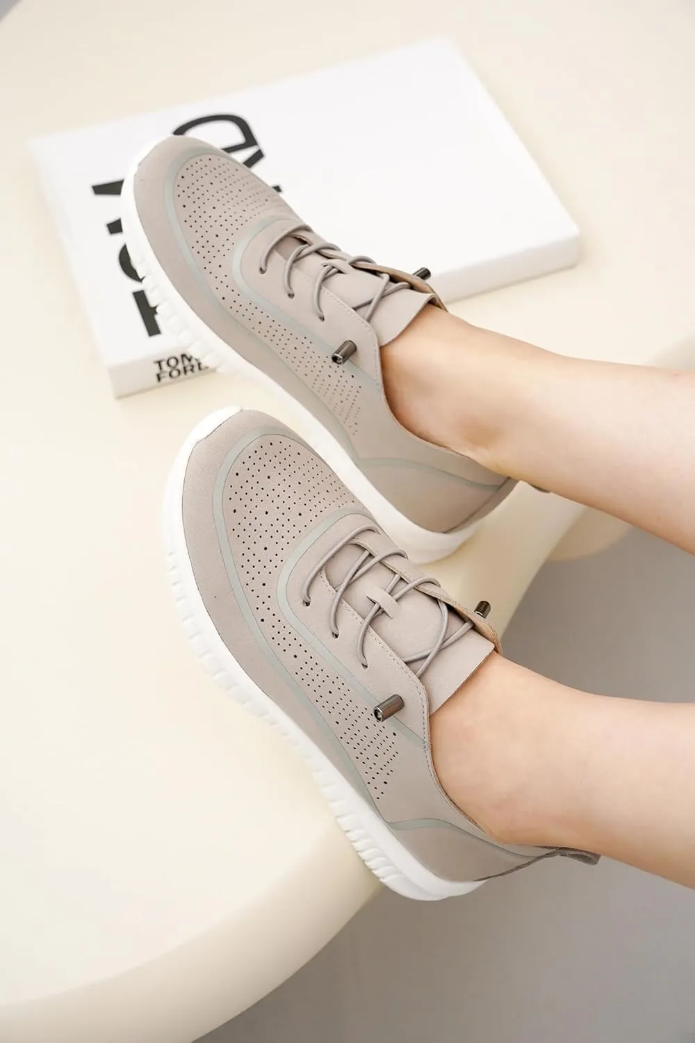 Project Cloud Shoes for Women - Lightweight Sneakers for Women with Leather Insole - Womens Slip on Shoes with Memory Foam - Machine Wash & Sockless Wear Shoes (Daisy)
