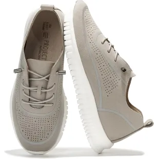 Project Cloud Shoes for Women - Lightweight Sneakers for Women with Leather Insole - Womens Slip on Shoes with Memory Foam - Machine Wash & Sockless Wear Shoes (Daisy)