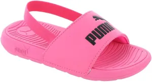 PUMA Cool Cat 20 Backstrap AC INF Girls InfantToddler Sandal 9 M US Toddler PinkBlack