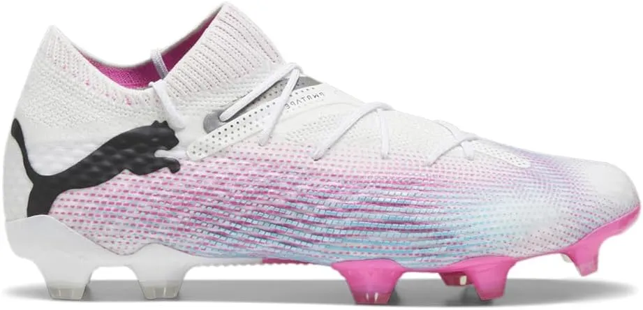Puma Mens Future 7 Ultimate Firm GroundArtificial Ground Soccer Cleats - White - Size 11.5 M, 10759901