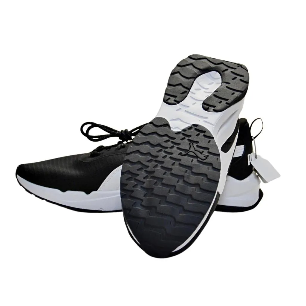 PUMA Men’s “Zip C” Lightweight Running Shoe Sneaker - Black 10.5