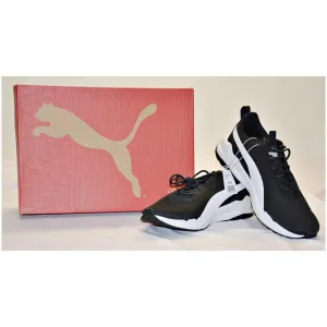 PUMA Men’s “Zip C” Lightweight Running Shoe Sneaker - Black 10.5