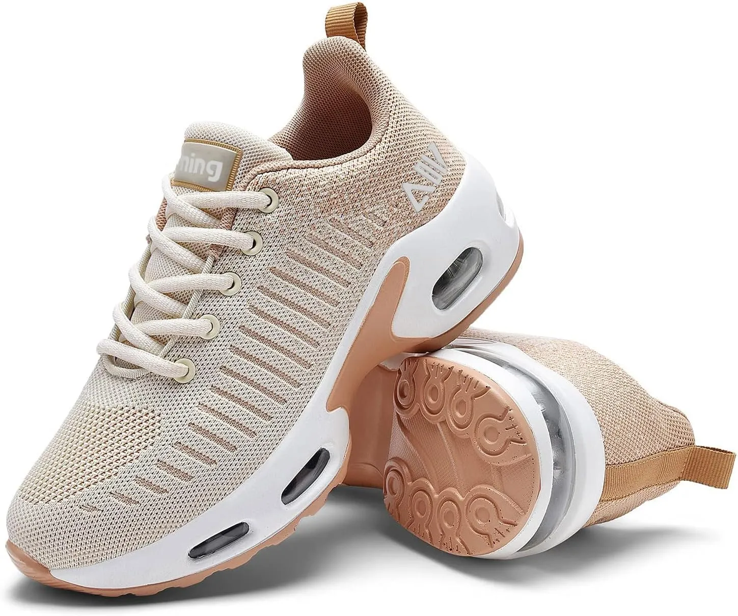 QAUPPE Womens Fashion Lightweight Sports Walking Sneakers Breathable Gym Jogging Running Tennis Shoes US 5.5-11 B(M)…