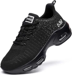 QAUPPE Womens Fashion Lightweight Sports Walking Sneakers Breathable Gym Jogging Running Tennis Shoes US 5.5-11 B(M)…
