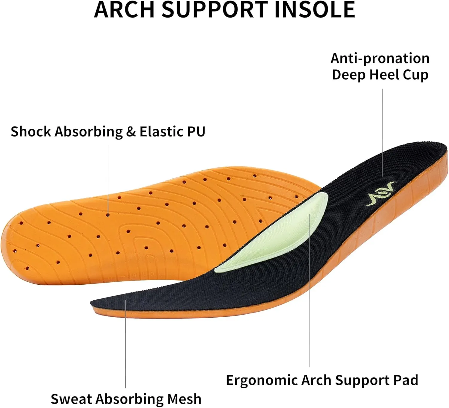QAUPPE Womens Walking Shoes with Arch Support Athletic Orthotic Sneakers for Women Foot Pain Relief