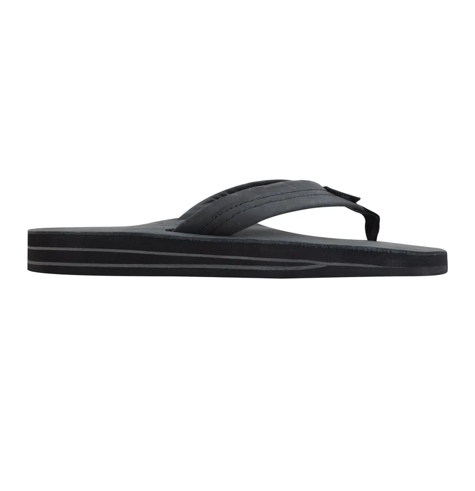Rainbow Sandals Men's Double Layer Sandal - Black 302ALTS0PBLK