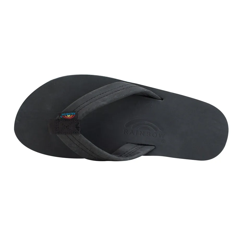 Rainbow Sandals Men's Double Layer Sandal - Black 302ALTS0PBLK
