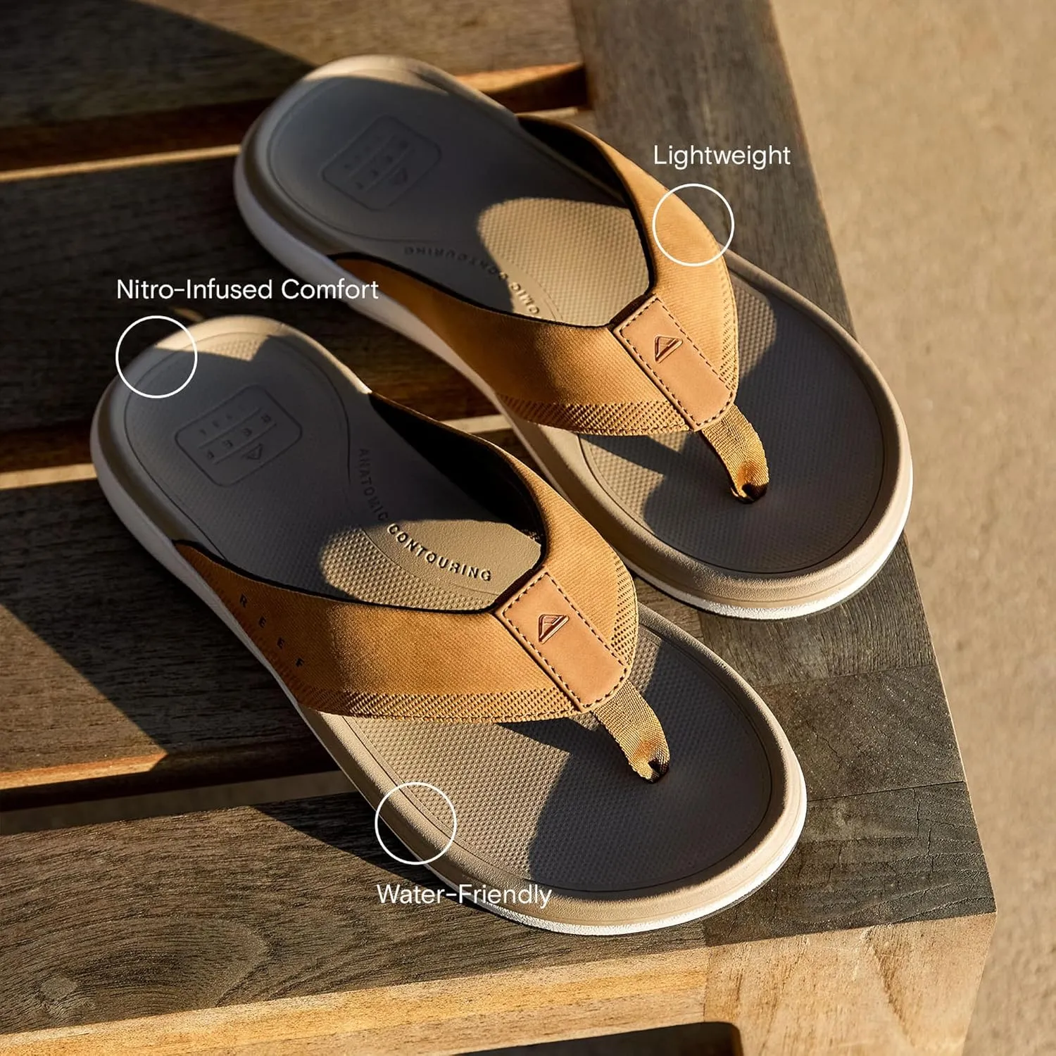 Reef Men's Cushion Norte Sandal