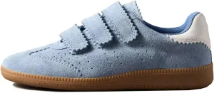 Retro Sneaker for Women Classic Low Top Fashion Sneaker Lightweight Vegan Leather Walking Tennis Shoes