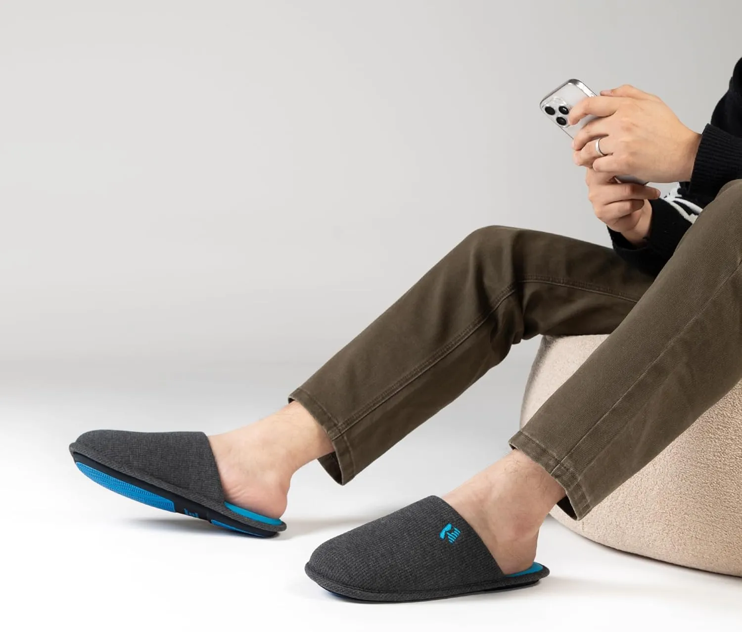 RockDove Men's Two-Tone Memory Foam Lightweight Scuff House Slipper