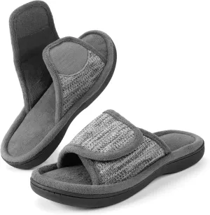 RockDove Women's Adjustable Wrap Memory Foam Slide Slipper