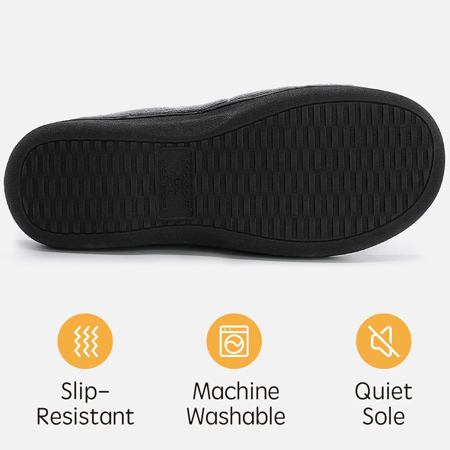 RockDove Women's Adjustable Wrap Memory Foam Slide Slipper