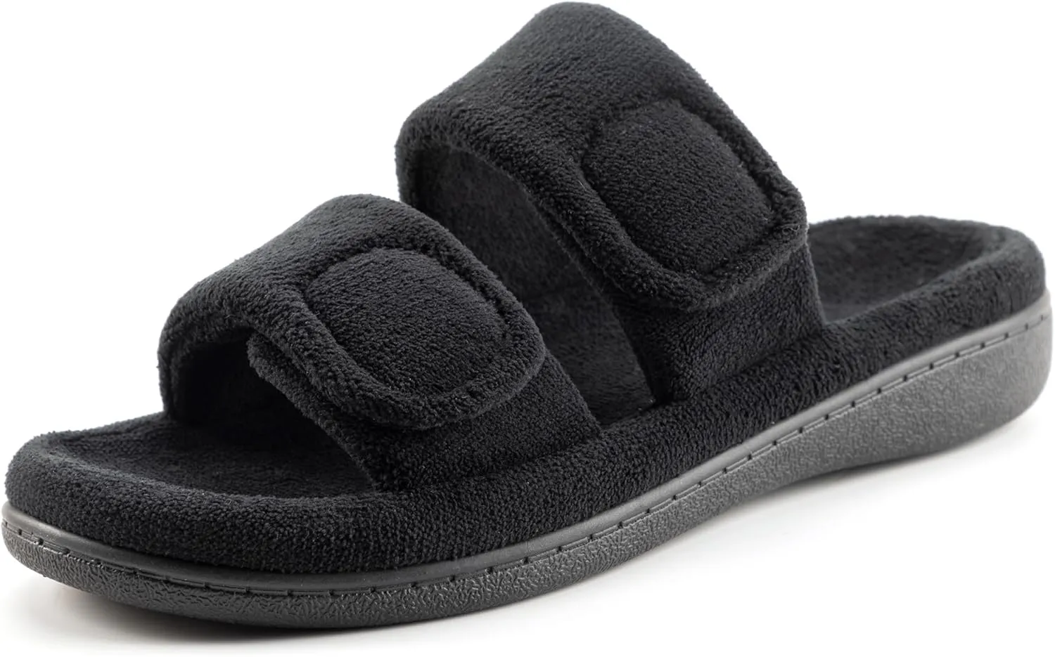 RockDove Women's Dual-Strap Adjustable Slipper with Arch Support