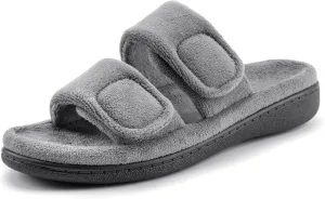 RockDove Women's Dual-Strap Adjustable Slipper with Arch Support