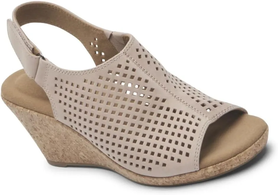 Rockport Women's Briah Perforated Slingback Sandal