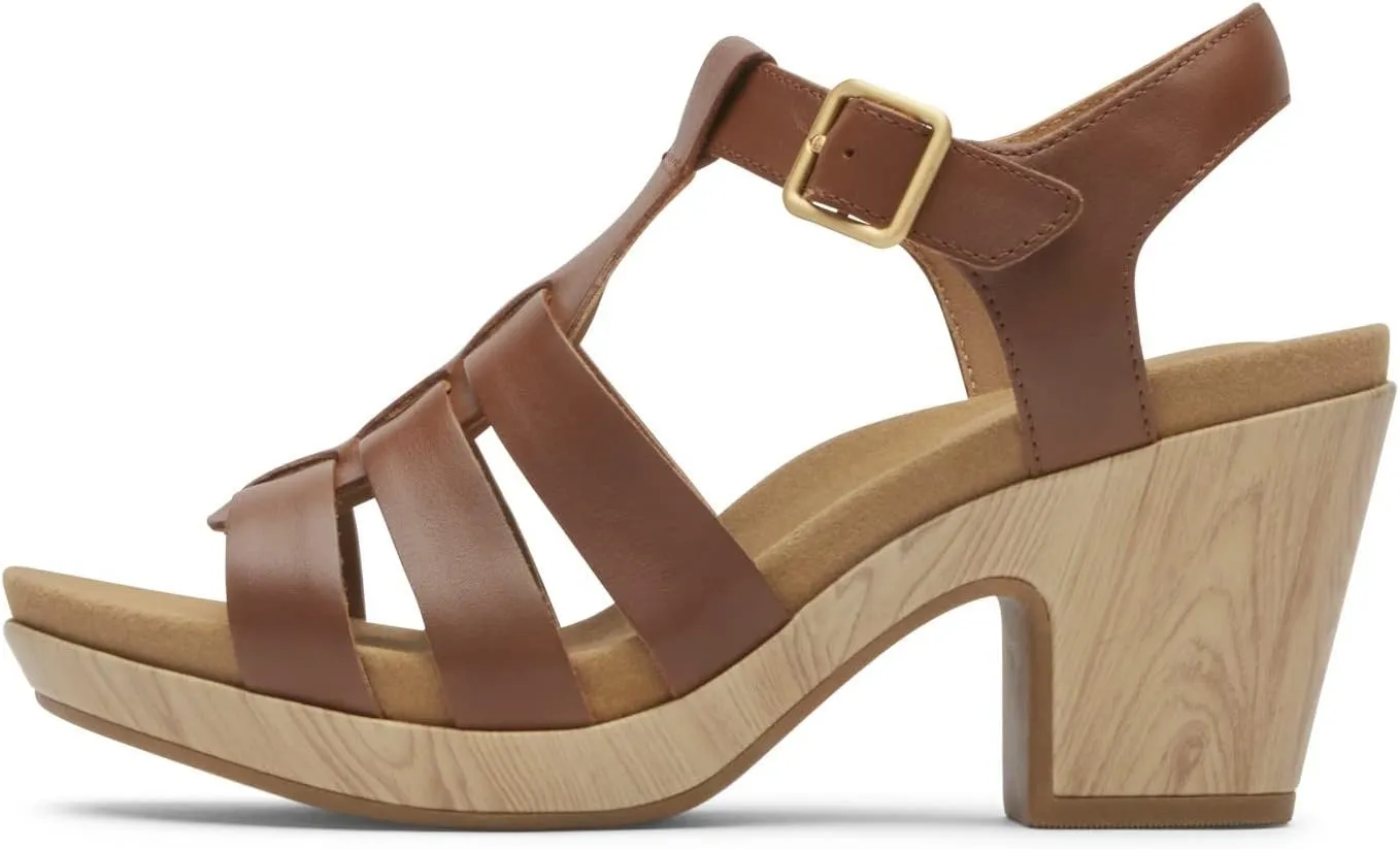 Rockport Women's Vivianne Woven Heeled Sandal
