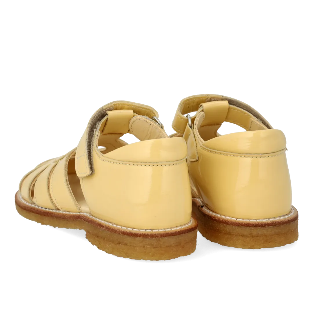 Sandal with heart detail and velcro closure