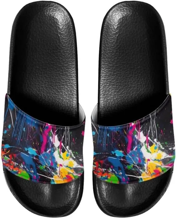 Semioury Van Gogh Summer Slippers Skull Butterfly Moroccan Tiles Travel Soft Comfy Thick Shoes Beach Sandal Bathroom Slipper