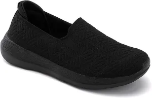 Semshedy Women's Nusing Flats Slip On Platform Walking Shoes Lightweight No Lace Sneakers
