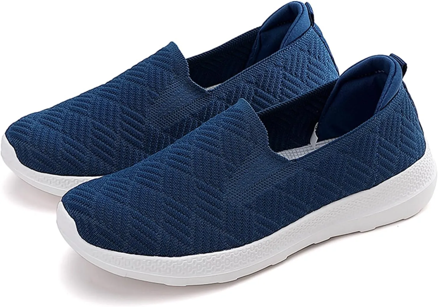Semshedy Women's Nusing Flats Slip On Platform Walking Shoes Lightweight No Lace Sneakers