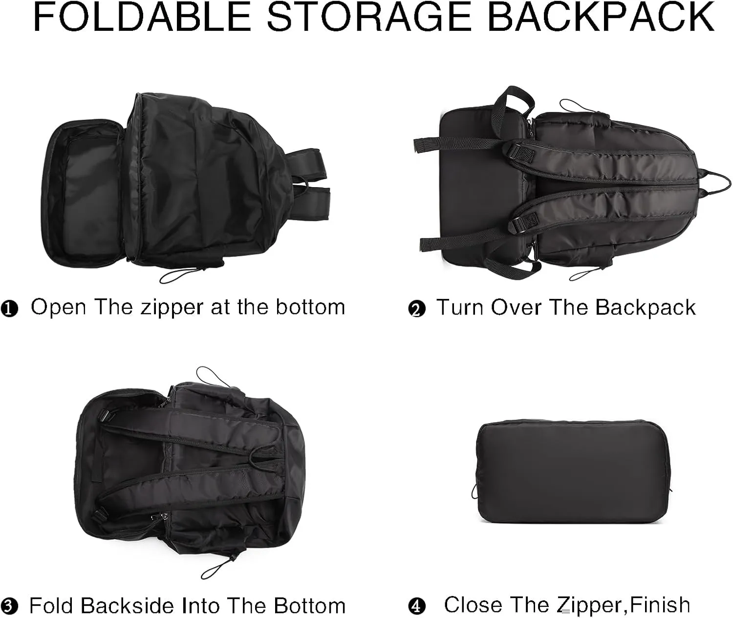 seyfocnia Gym Backpack for Men,Waterproof Travel Backpack With Shoe Compartment Lightweight Sports Gym Bag Casual Daypack-Black