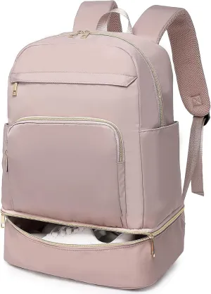 seyfocnia Gym Backpack for Women Men, Lightweight Sports Backpack With Shoe Compartment, Waterproof Gym Bag Workout Trainning Backpack Casual Travel Daypack-Purple