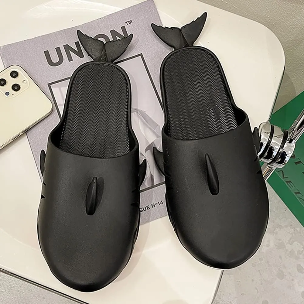 Shark Slippers - Unisex Fish Slippers for Men and Women - Funny Outdoor Beach Party Shoes