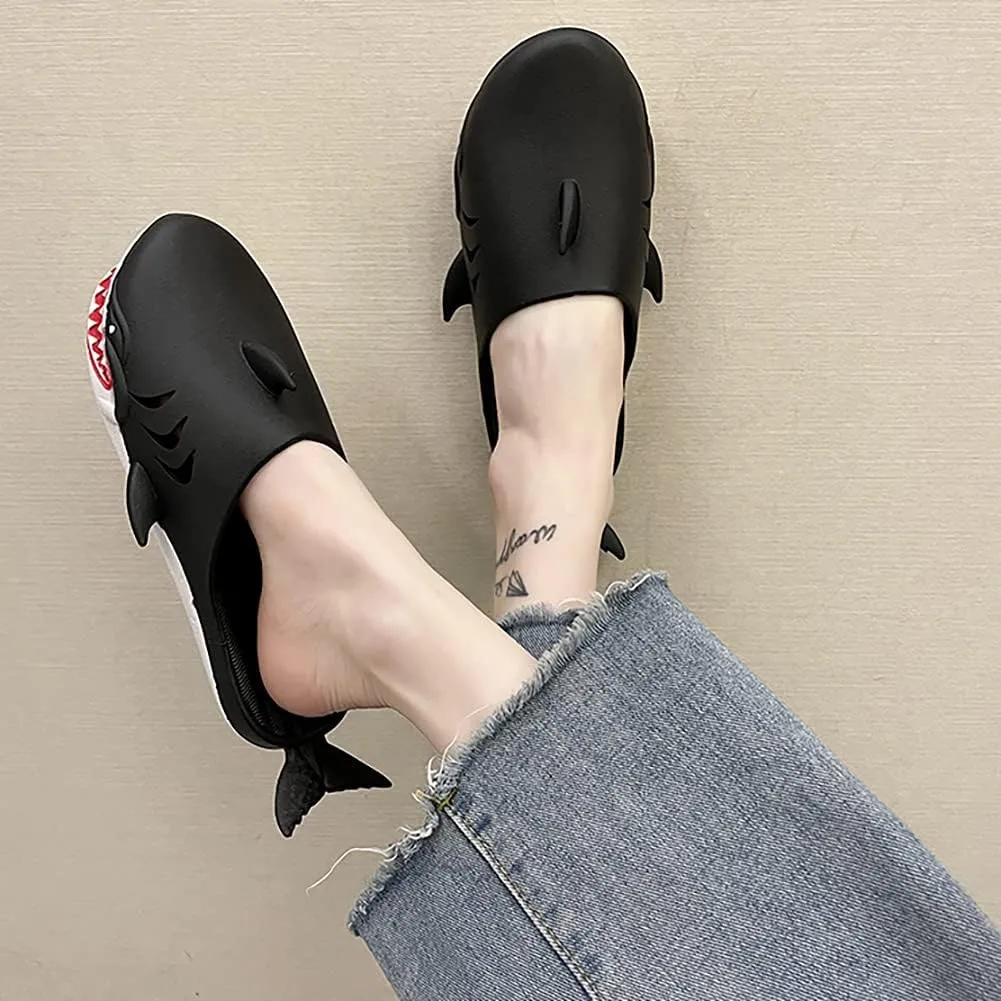 Shark Slippers - Unisex Fish Slippers for Men and Women - Funny Outdoor Beach Party Shoes
