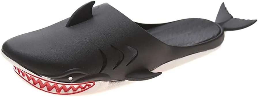 Shark Slippers - Unisex Fish Slippers for Men and Women - Funny Outdoor Beach Party Shoes
