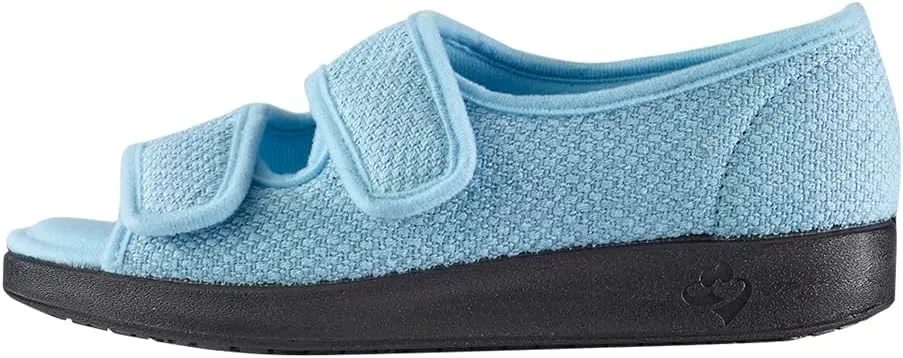 Silverts Diabetic Sandals for Women | Extra-Wide Non-Slip Comfortable Slippers for Elderly, Swelling, Sensitive Feet