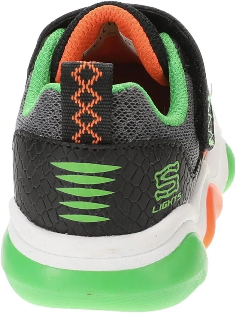 Skechers Boy's Mighty Glow 2.0-Dino-Bolt Sneaker