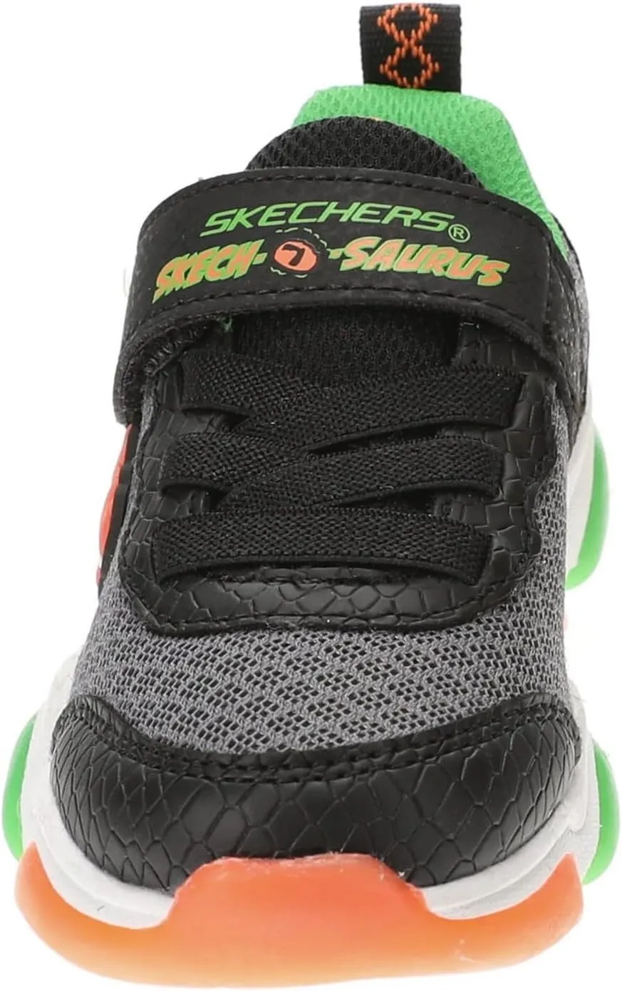 Skechers Boy's Mighty Glow 2.0-Dino-Bolt Sneaker