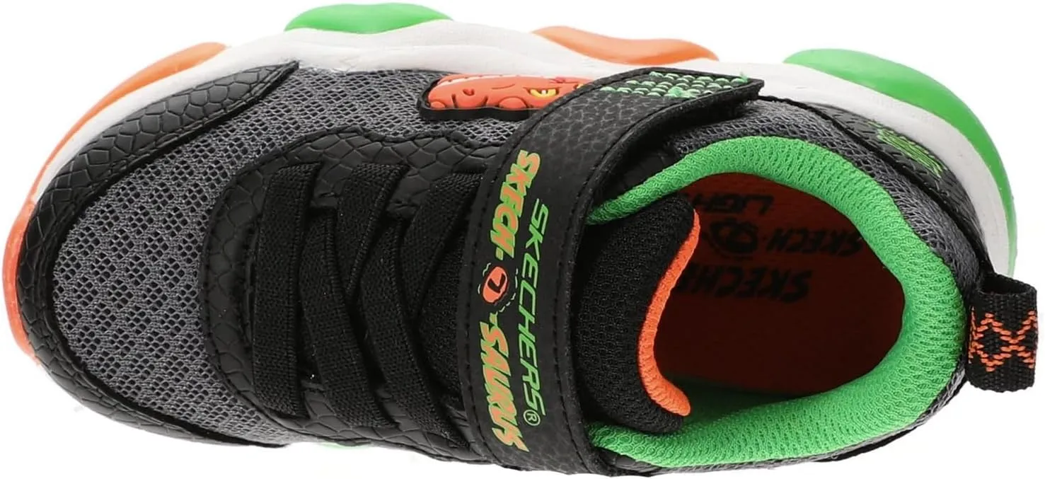 Skechers Boy's Mighty Glow 2.0-Dino-Bolt Sneaker