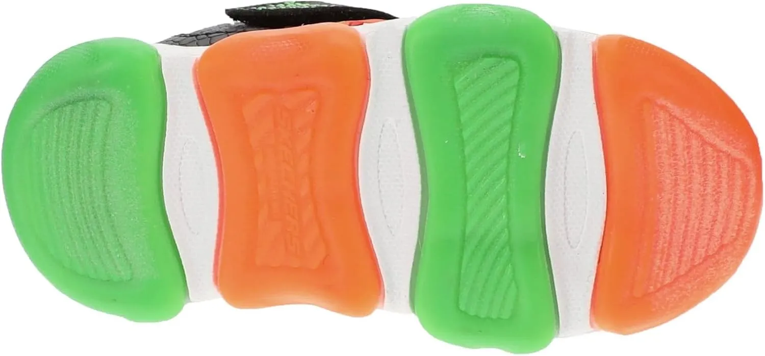 Skechers Boy's Mighty Glow 2.0-Dino-Bolt Sneaker