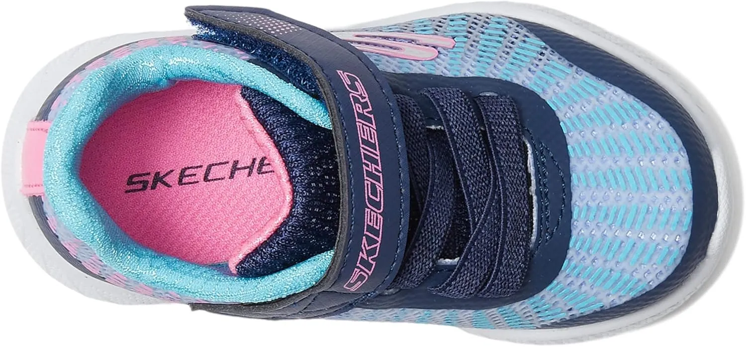 Skechers Girls' Microspec Plus Disco Dreami Sneaker