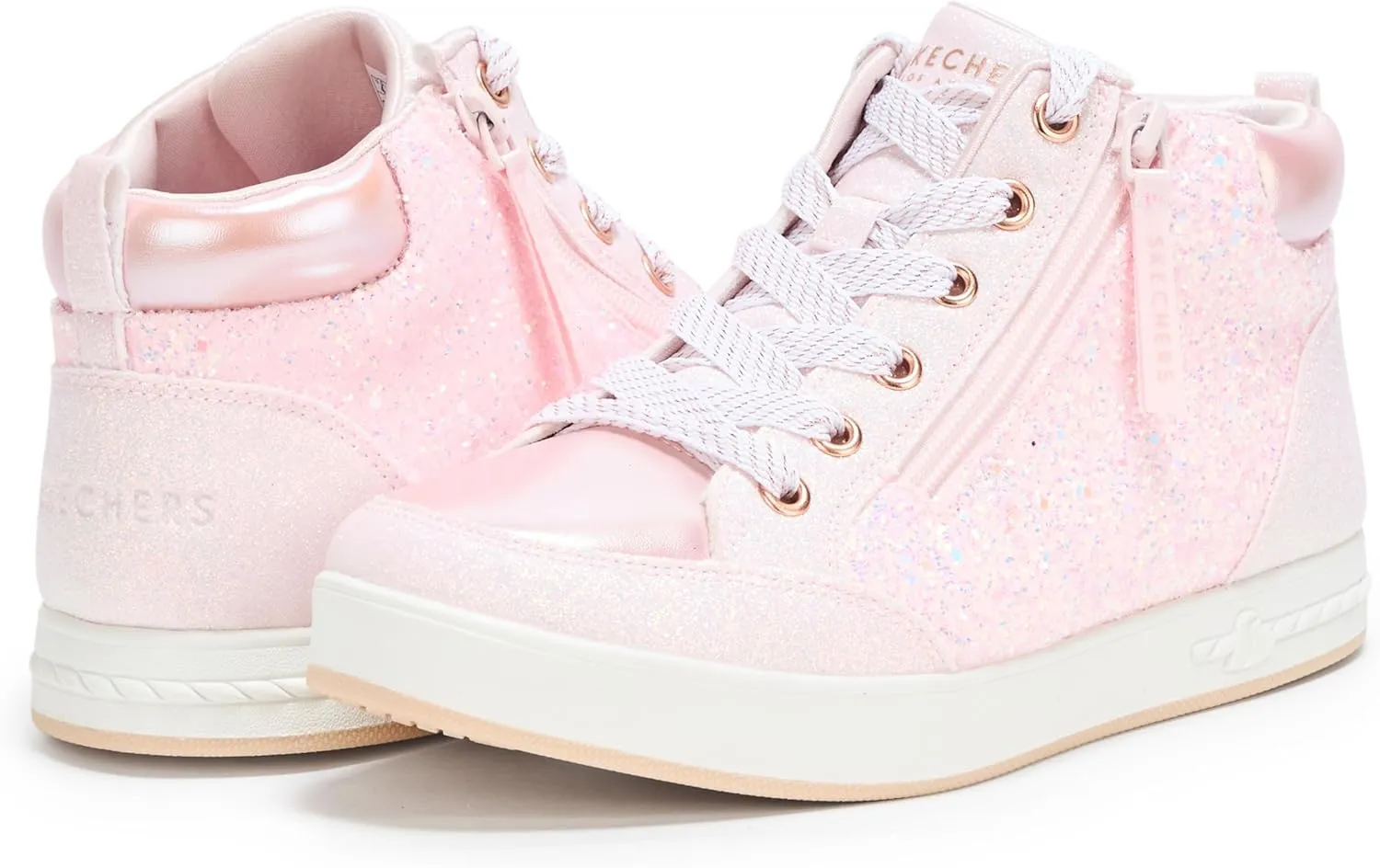 Skechers Girl's Standouts 2.0-Luxe Shimmer Sneaker