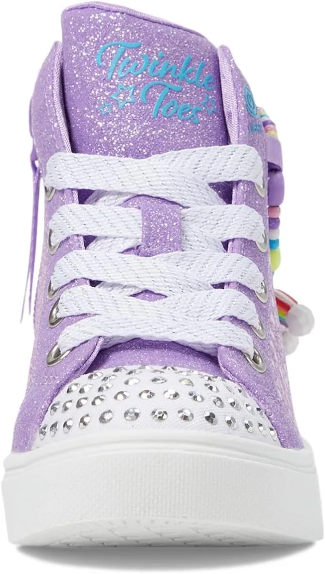 Skechers Girls' Twinkle Sparks-Charm Bestie Sneaker