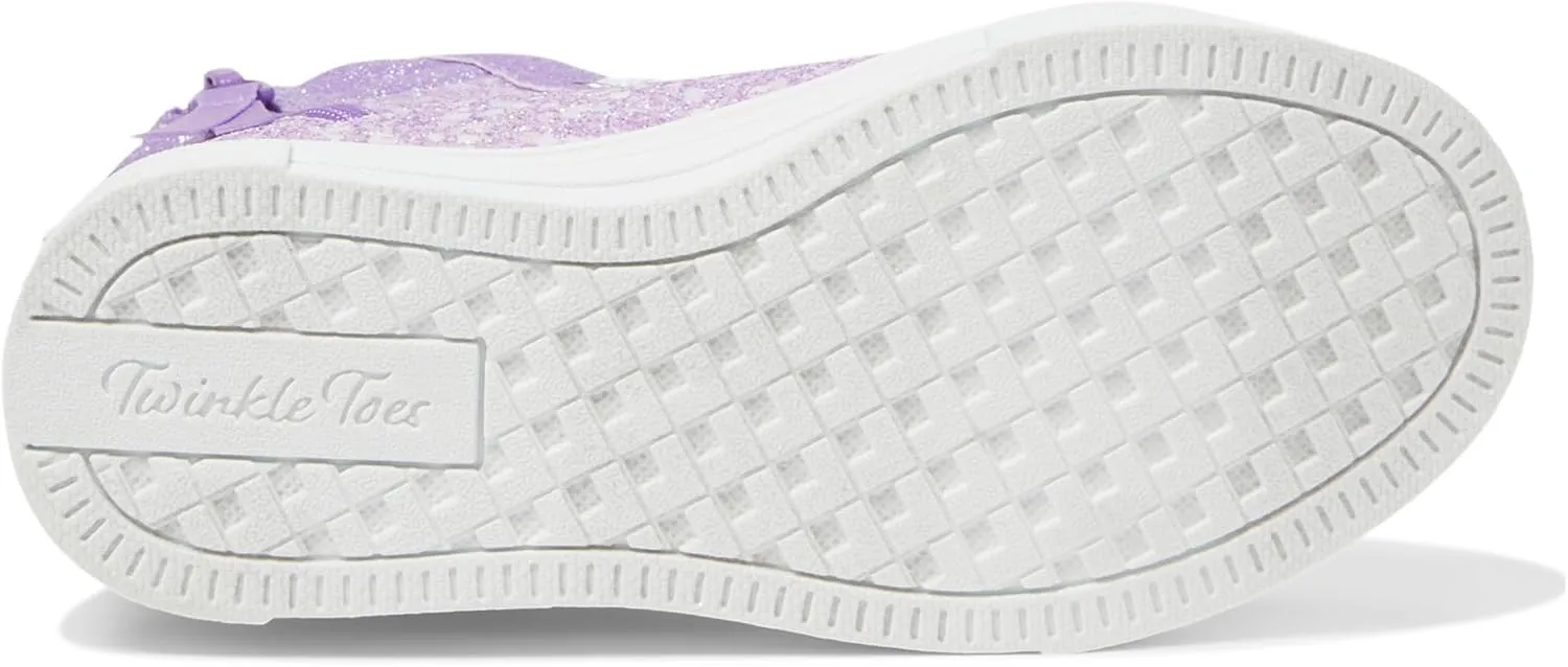 Skechers Girls' Twinkle Sparks-Charm Bestie Sneaker