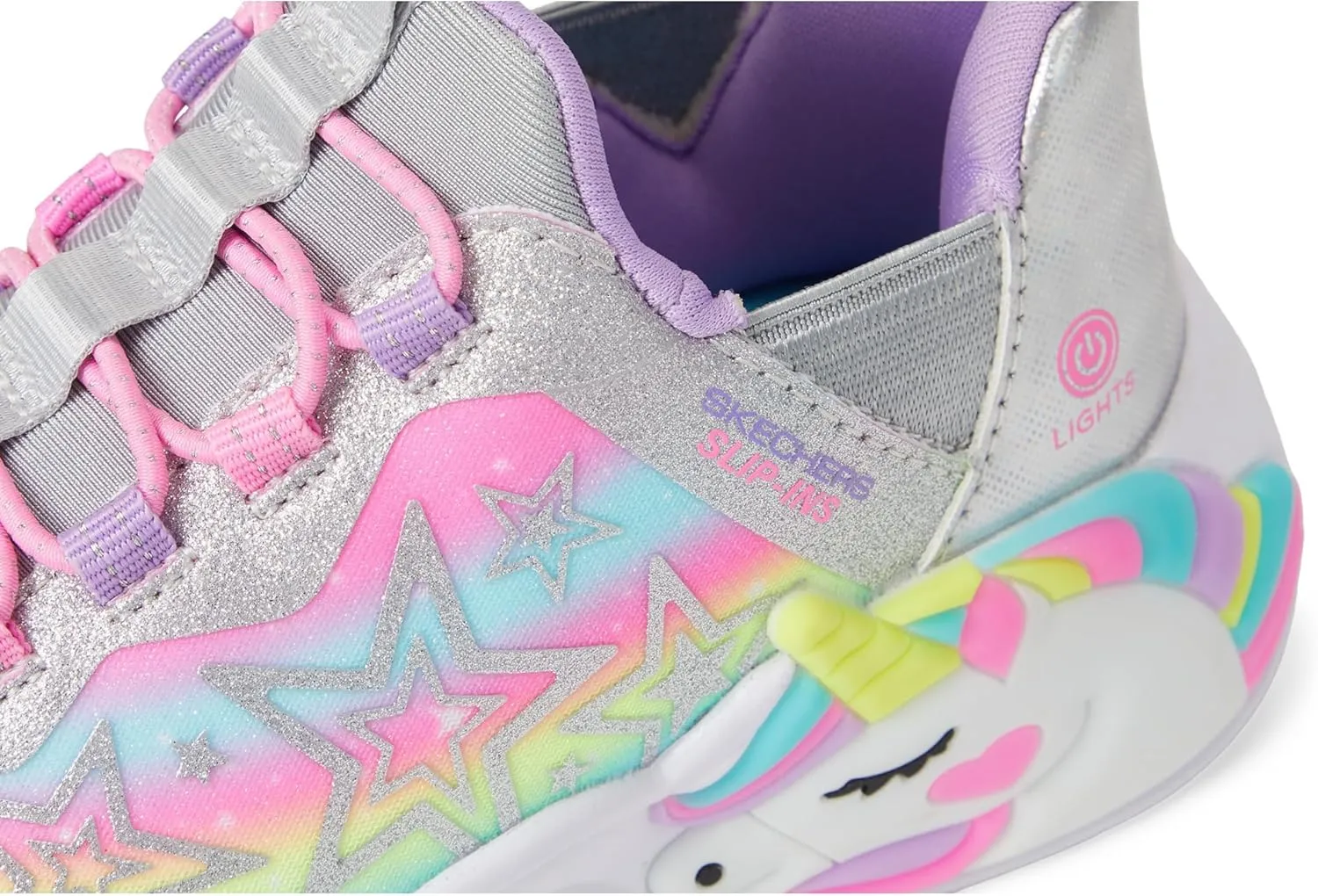 Skechers Girl's Unicorn Dreams-Starry Lite Sneaker