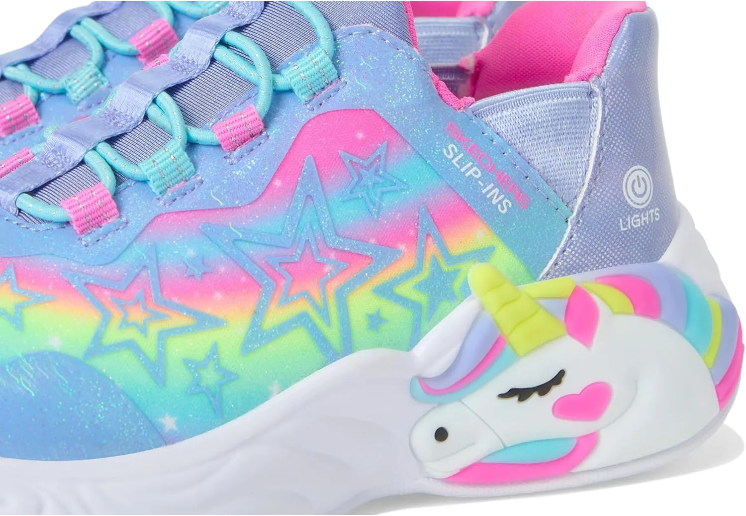 Skechers Girl's Unicorn Dreams-Starry Lite Sneaker