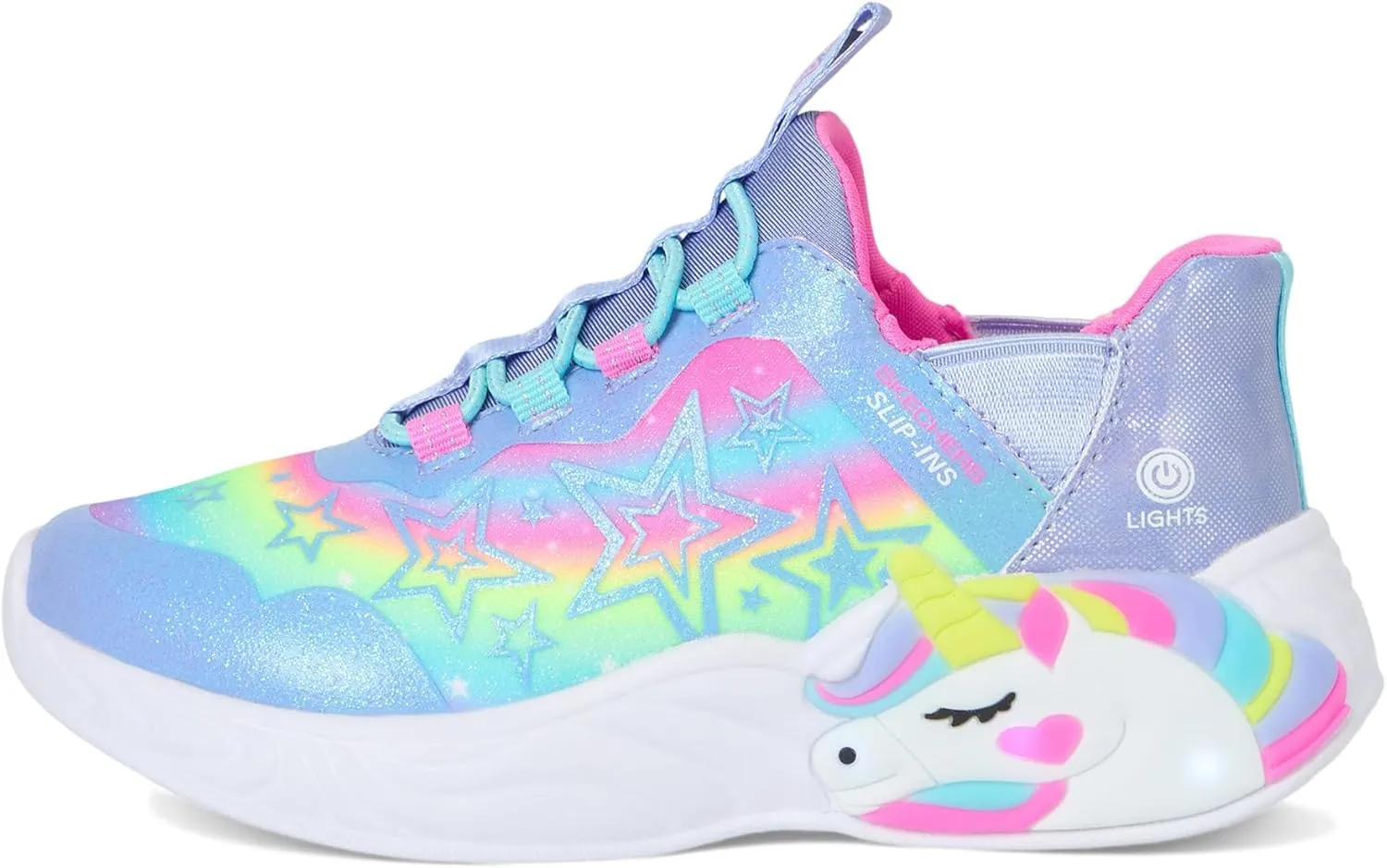 Skechers Girl's Unicorn Dreams-Starry Lite Sneaker